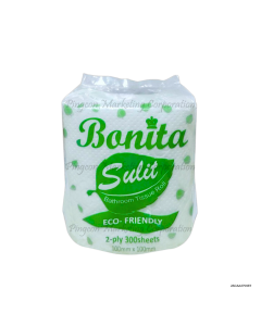 Bonita Sulit 300 Bathroom Tissue Roll Mixed Grade | 2 Ply 150 300 Sheets 100mm x 100mm x 1