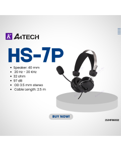 A4Tech HS-7P Comfort Fit Stereo Headset 