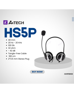 A4Tech Superior Bass Headset HS-5P