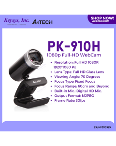 A4TECH PK-910H Webcam HD 1080P Camera 