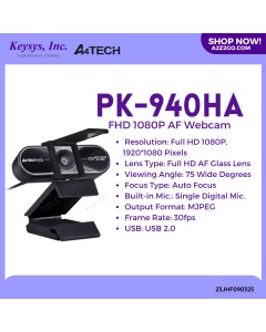 A4Tech Pk-940ha Full HD 1080p Auto Focus Webcam